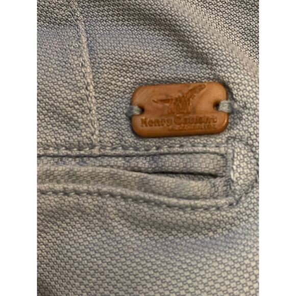 Henry Cotton pantalon sportivo light blue slim fit chino trouser - Picture 5 of 8